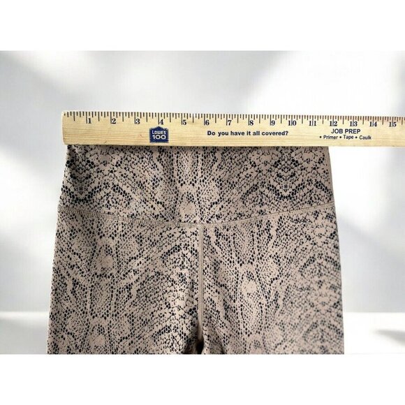 Varley Century 2.0 Snake Print High-Waisted Leggings Beige Black - Size Small (S - Picture 9 of 12